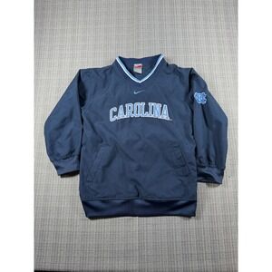 Vintage North‎ Carolina Tar Heels Jacket Kids 6 Navy Blue Nike Basketball NCAA
